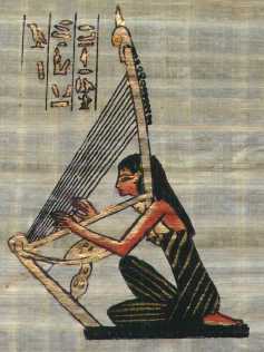 Ancient Egyptian Harpist